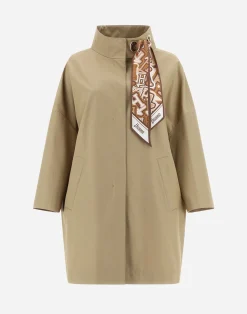 Herno Parka & Jacken-Jacke Aus Delon Mit Halstuch