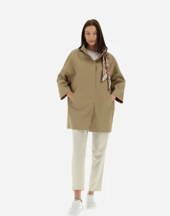 Herno Parka & Jacken-Jacke Aus Delon Mit Halstuch