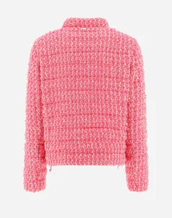 Herno Kurze Daunenjacken-Jacke Aus Fashion Boucle