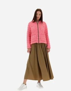 Herno Kurze Daunenjacken-Jacke Aus Fashion Boucle
