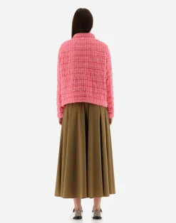 Herno Kurze Daunenjacken-Jacke Aus Fashion Boucle