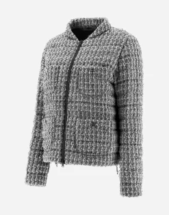 Herno Kurze Daunenjacken-Jacke Aus Fashion Boucle