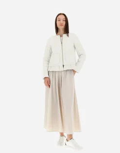 Herno Kurze Daunenjacken-Jacke Aus New Leinen