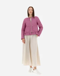 Herno Kurze Daunenjacken-Jacke Aus New Leinen