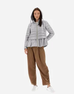 Herno Kurze Daunenjacken-Jacke Aus Nylon Ultralight & New Techno Taft