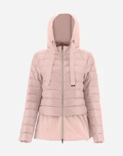 Herno Kurze Daunenjacken-Jacke Aus Nylon Ultralight & New Techno Taft