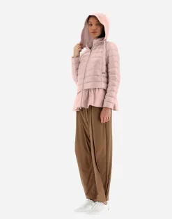 Herno Kurze Daunenjacken-Jacke Aus Nylon Ultralight & New Techno Taft