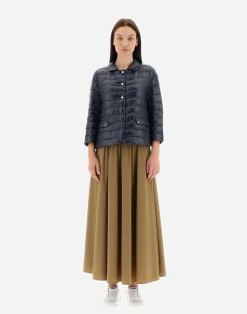 Herno Kurze Daunenjacken-Jacke Aus Nylon Ultralight