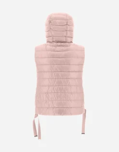 Herno Kurze Daunenjacken-Kapuzenweste Aus Nylon Ultralight