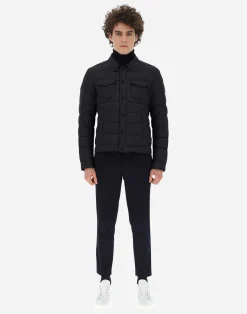 Herno Kurze Daunenjacken-La Denim Jacket