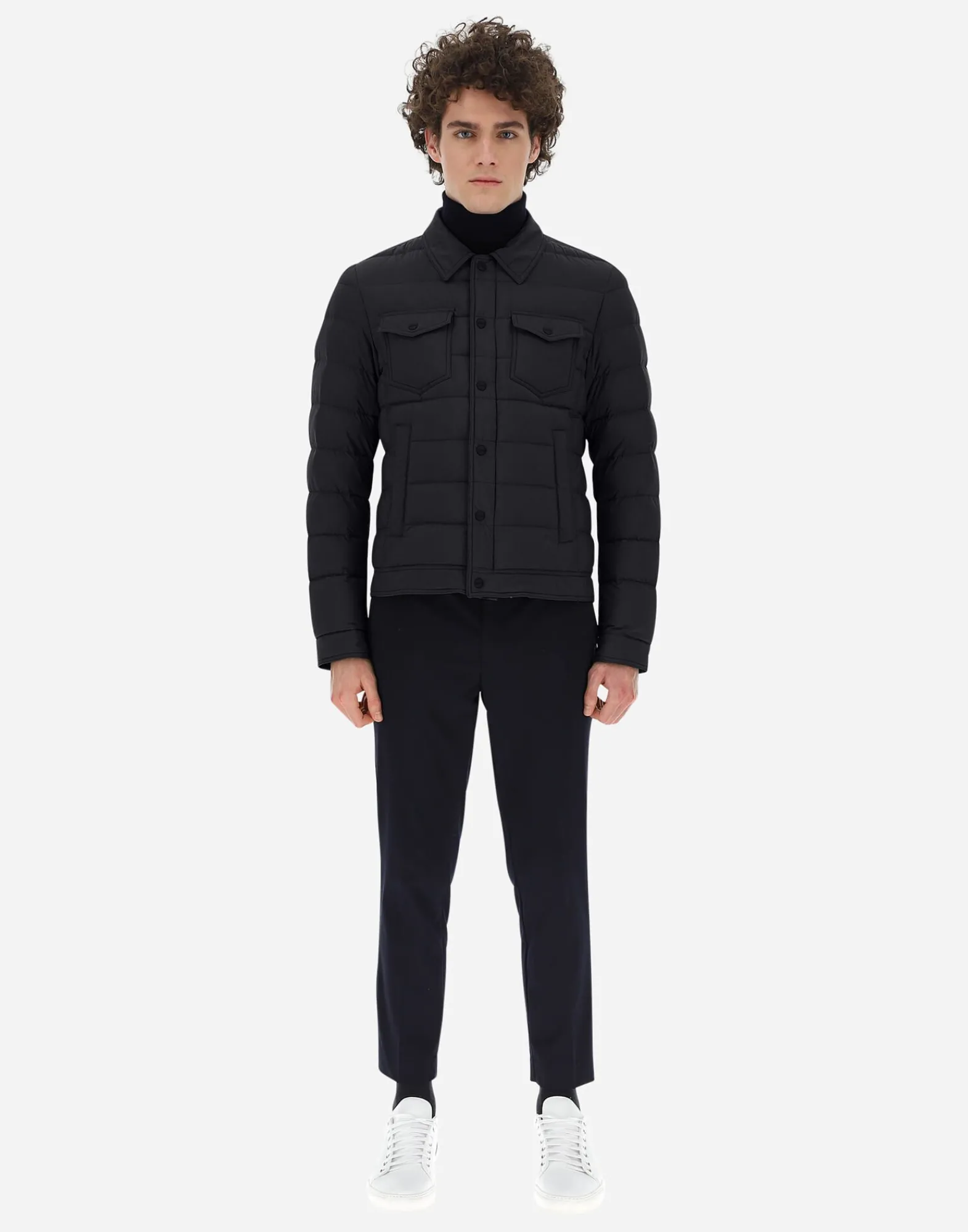 Herno Kurze Daunenjacken-La Denim Jacket