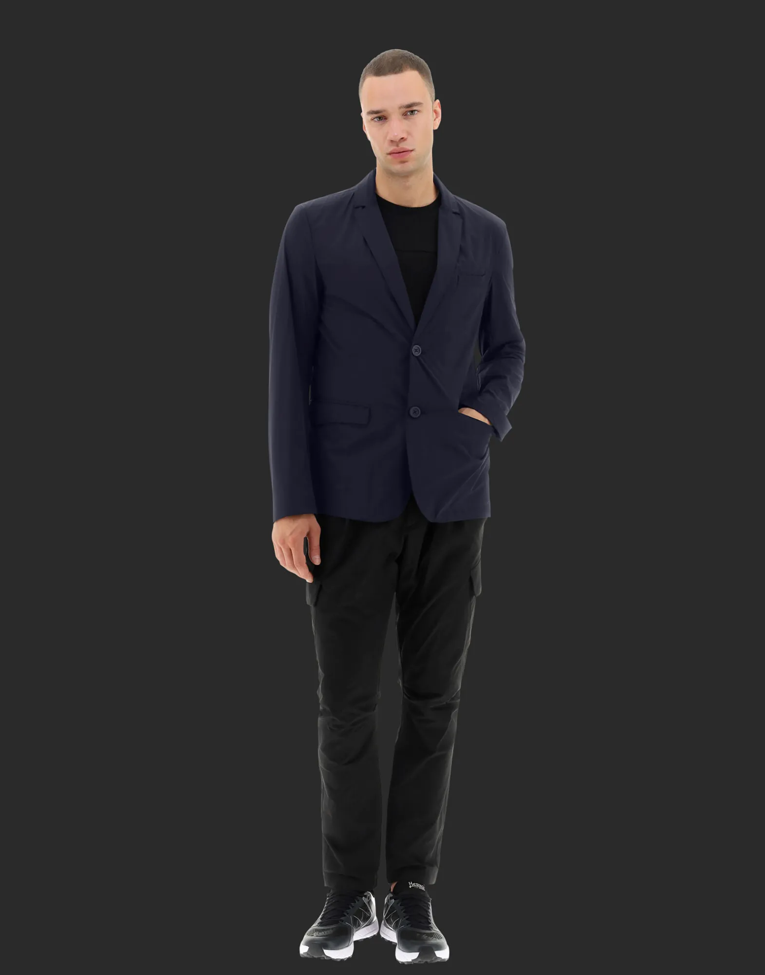Herno Blazers-Laminar Blazer Aus Light Matt