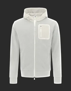 Herno Bomber-Laminar Bomberjacke Aus Cotton Sweater Mit Nylondetails