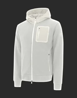 Herno Bomber-Laminar Bomberjacke Aus Cotton Sweater Mit Nylondetails