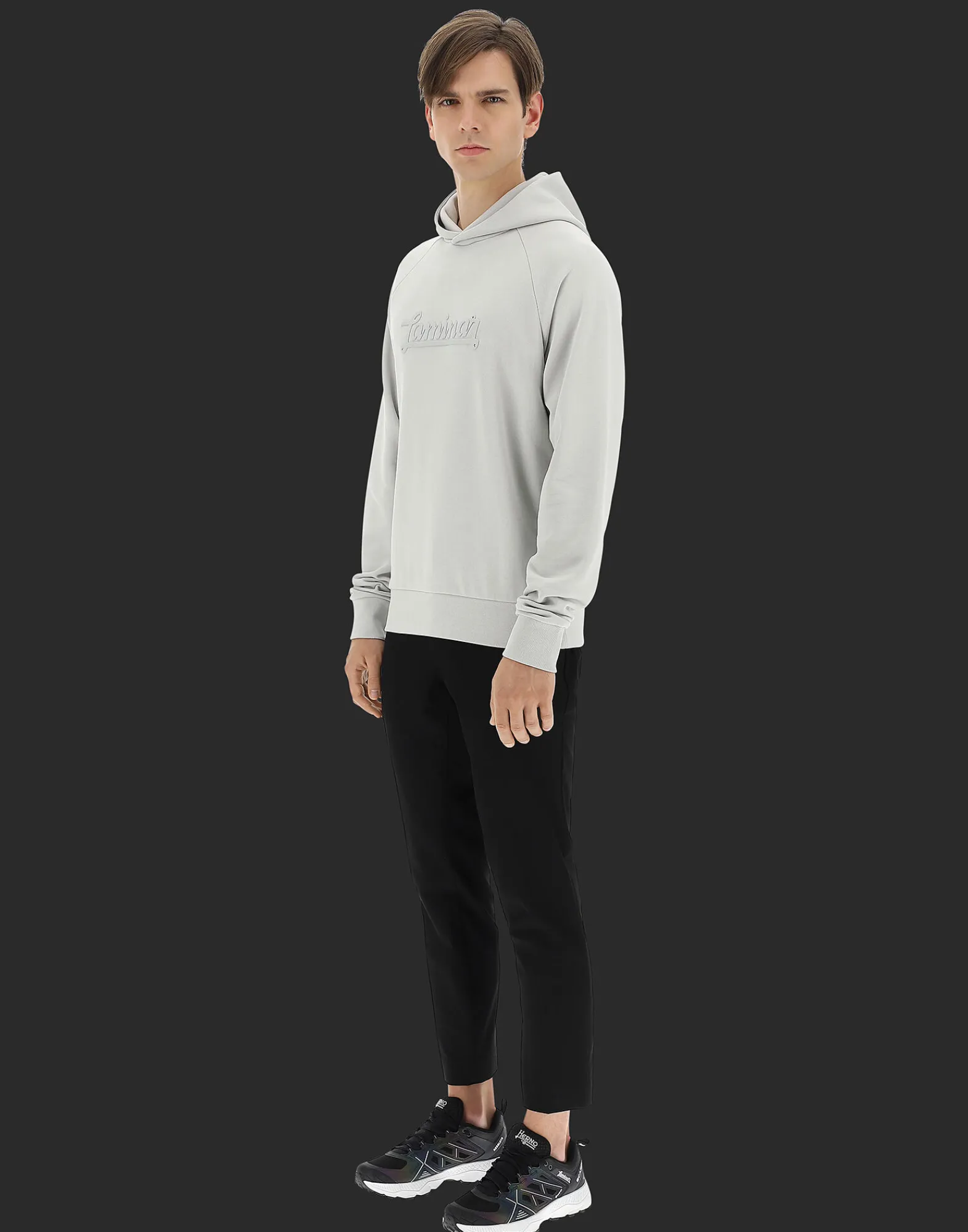 Herno Sweatshirts & Strickjacken-Laminar Kapuzenpullover Aus Baumwolle Mit Laminar Logo