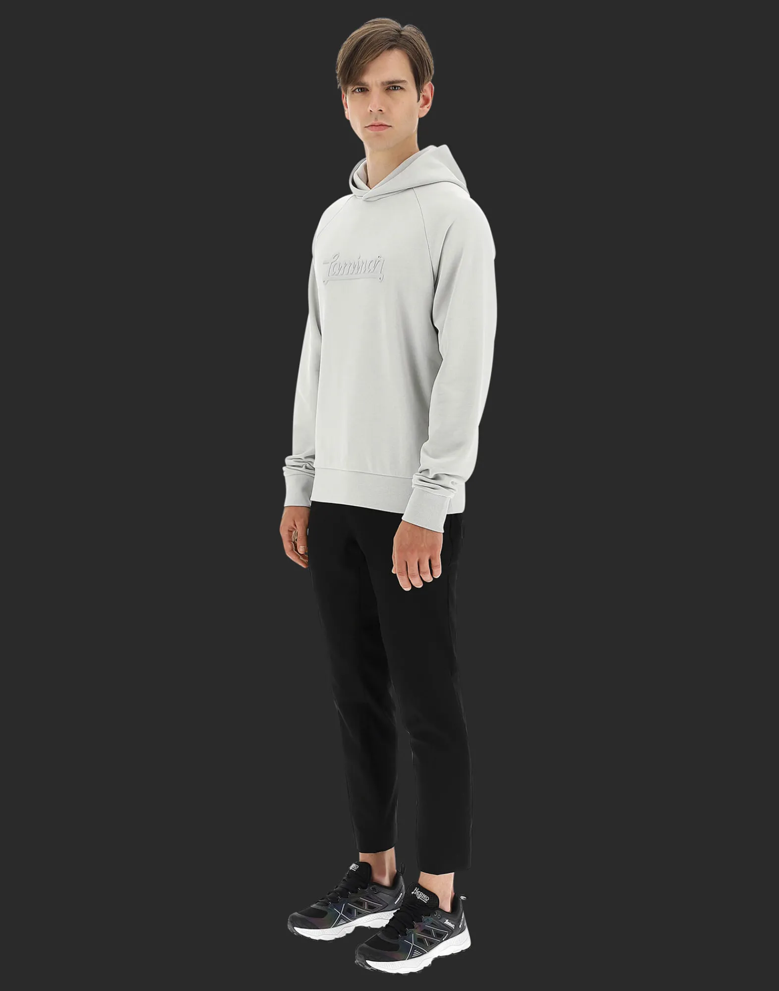 Herno Sweatshirts & Strickjacken-Laminar Kapuzenpullover Aus Baumwolle Mit Laminar Logo