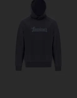 Herno Sweatshirts & Strickjacken-Laminar Kapuzenpullover Aus Baumwolle Mit Laminar Logo