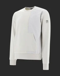Herno Sweatshirts & Strickjacken-Laminar Sweatshirt Aus Cotton Sweater Mit Nylondetails