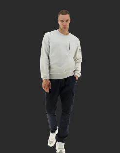 Herno Sweatshirts & Strickjacken-Laminar Sweatshirt Aus Cotton Sweater Mit Nylondetails