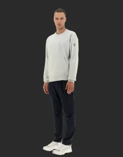 Herno Sweatshirts & Strickjacken-Laminar Sweatshirt Aus Cotton Sweater Mit Nylondetails