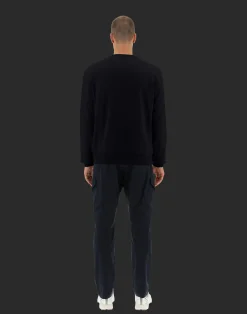 Herno Sweatshirts & Strickjacken-Laminar Sweatshirt Aus Cotton Sweater Mit Nylondetails