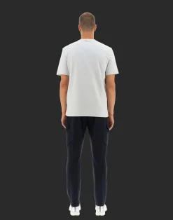 Herno T-Shirt & Polo-Shirts-Laminar T-Shirt Aus Compact Jersey Mit Nylondetails