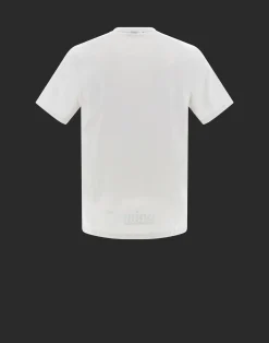 Herno T-Shirt & Polo-Shirts-Laminar T-Shirt Mit Tasche Aus Compact Jersey Und Nylondetails