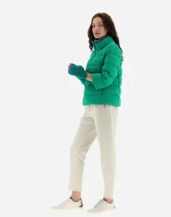 Herno Kurze Daunenjacken-Mat Glaze Cape-Jacke