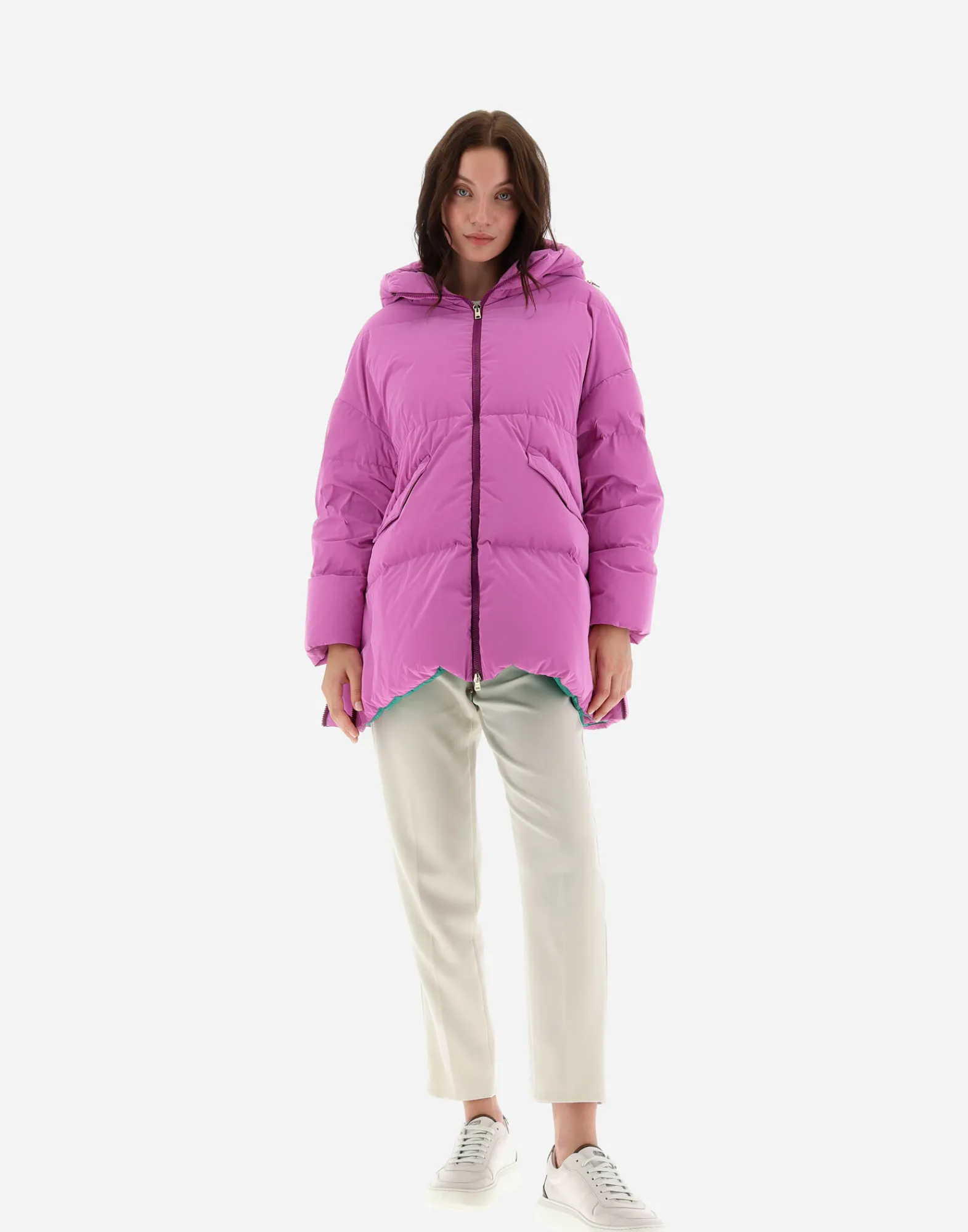 Herno Lange Daunenjacken-Matt Glaze Jacke