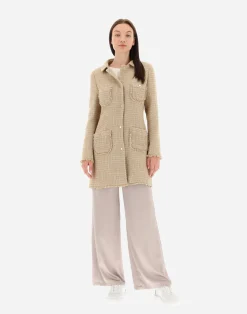 Herno Mäntel & Trenchcoats-Mäntel Aus Casual Tweed