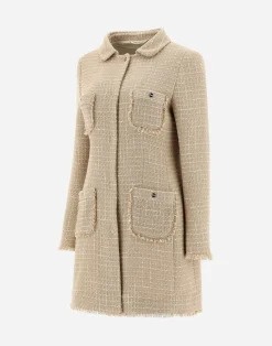 Herno Mäntel & Trenchcoats-Mäntel Aus Casual Tweed