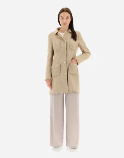 Herno Mäntel & Trenchcoats-Mäntel Aus Casual Tweed