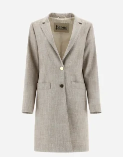 Herno Mäntel & Trenchcoats-Mäntel Aus Luxury Twill