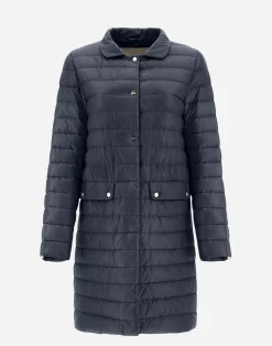 Herno Lange Daunenjacken-Mäntel Aus Nylon Ultralight