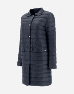 Herno Lange Daunenjacken-Mäntel Aus Nylon Ultralight