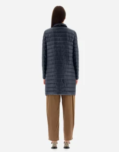 Herno Lange Daunenjacken-Mäntel Aus Nylon Ultralight