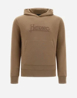 Herno Sweatshirts & Strickjacken-Online Exclusive Unisex Leichtes Jersey-Sweatshirt Aus Baumwolle