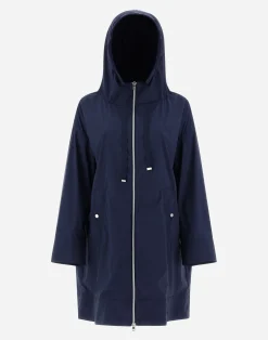 Herno A-Shape-Parka Aus Light Nylon Stretch