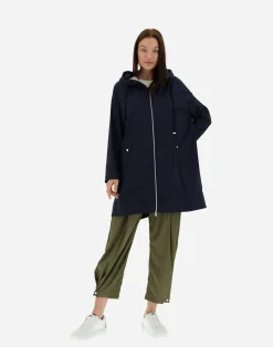 Herno A-Shape-Parka Aus Light Nylon Stretch
