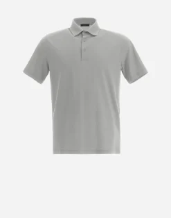 Herno T-Shirt & Polo-Shirts-Poloshirt Aus Crepe-Jersey