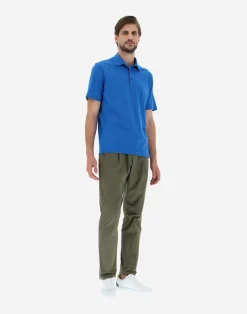 Herno T-Shirt & Polo-Shirts-Poloshirt Aus Crepe-Jersey