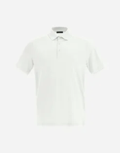 Herno T-Shirt & Polo-Shirts-Poloshirt Aus Crepe-Jersey