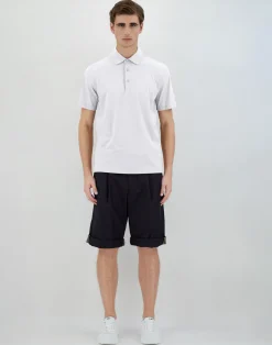 Herno T-Shirt & Polo-Shirts-Poloshirt Aus Crepe-Jersey