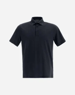 Herno T-Shirt & Polo-Shirts-Poloshirt Aus Crepe-Jersey