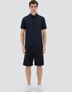 Herno T-Shirt & Polo-Shirts-Poloshirt Aus Crepe-Jersey