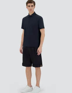 Herno T-Shirt & Polo-Shirts-Poloshirt Aus Crepe-Jersey