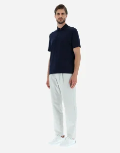 Herno T-Shirt & Polo-Shirts-Poloshirt Aus Seidenjersey