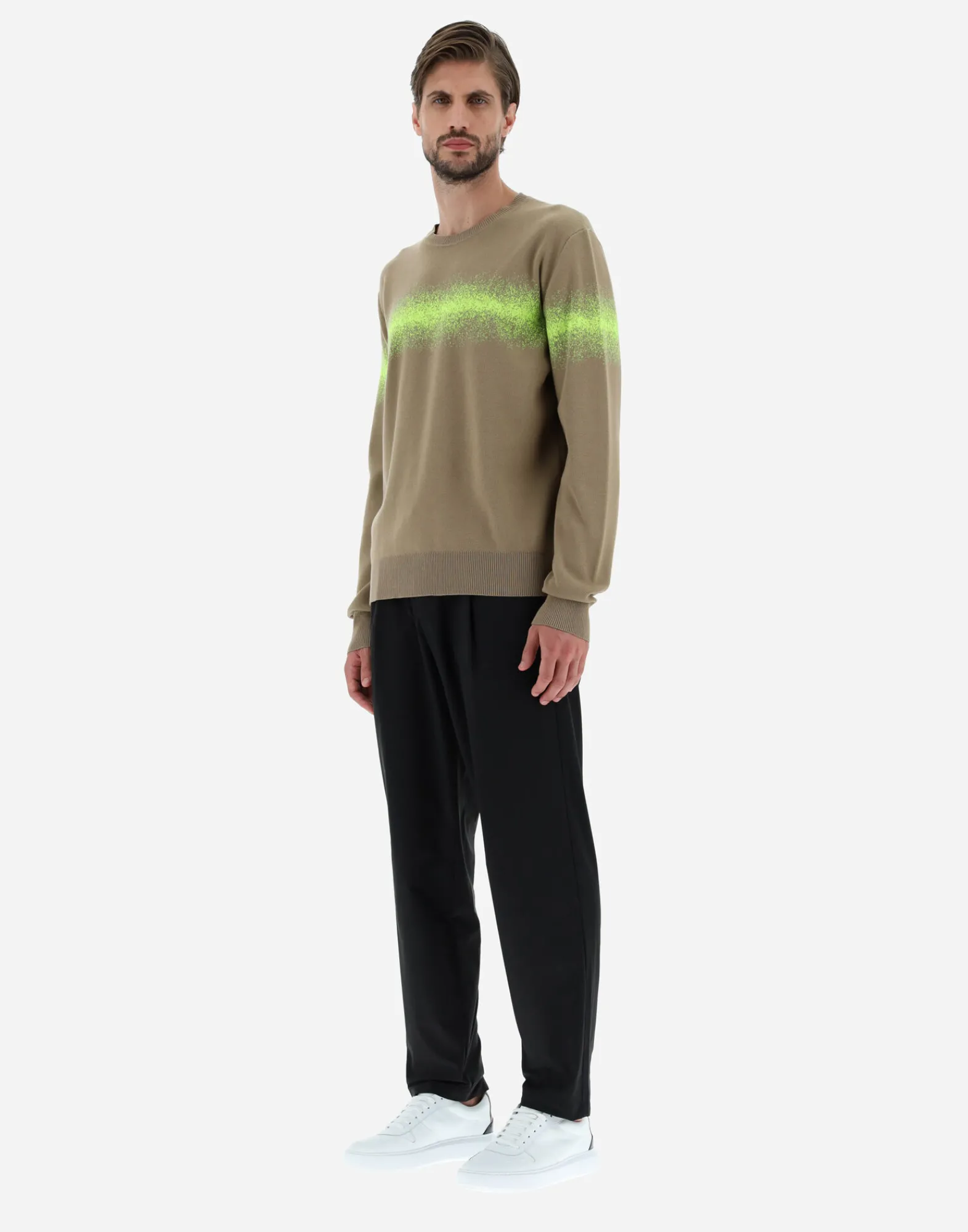 Herno Sweatshirts & Strickjacken-Pullover Aus Spray Knit