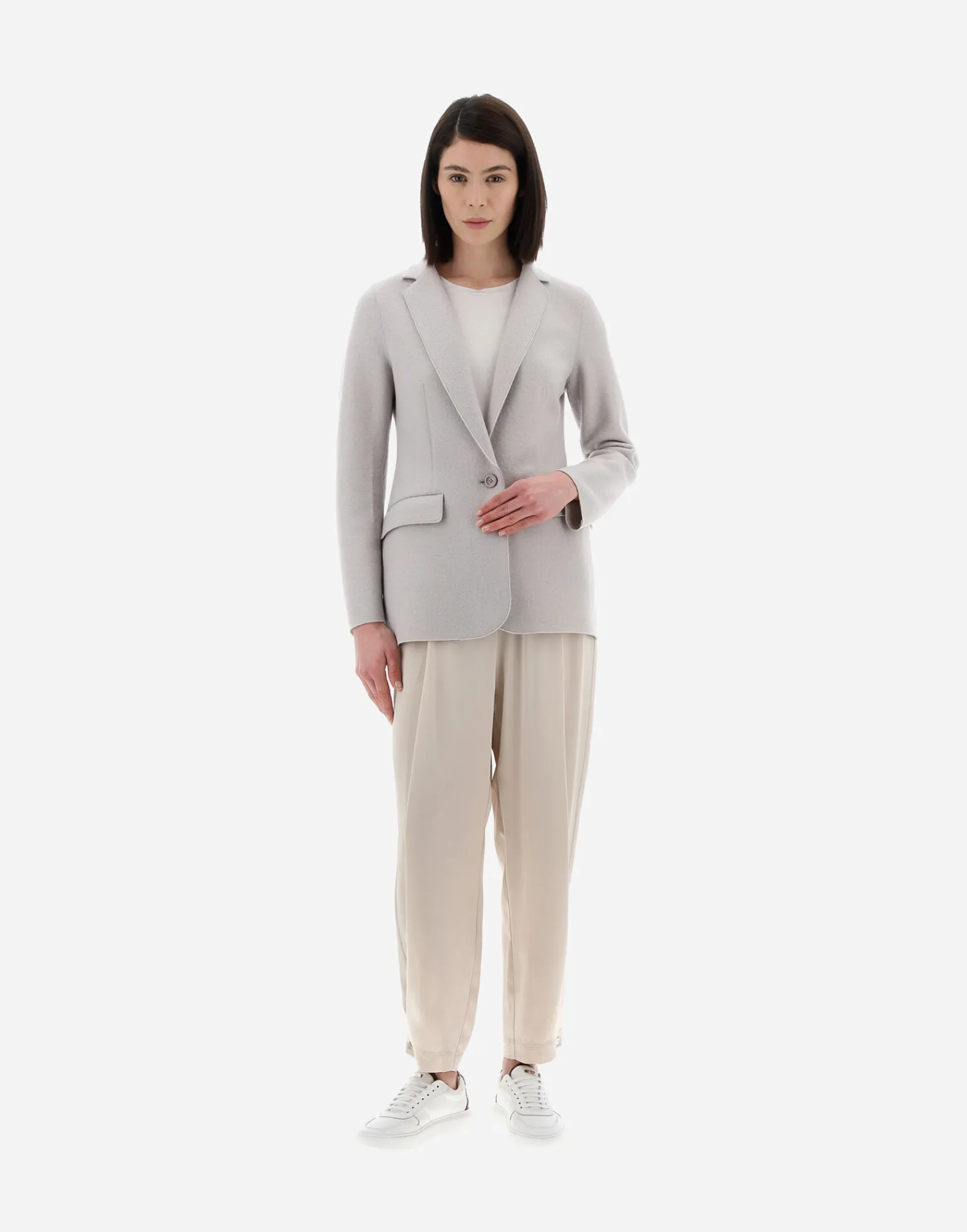 Herno Blazers-Resort Blazer Aus Light Boiled Wool