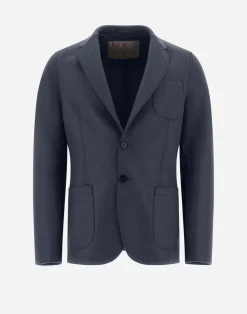 Herno Blazers-Resort Blazer Aus Light Boiled Wool